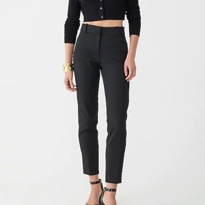 J Crew Cameron slim cropped pant in four-season stretch - black size 4